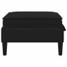 Pouf avec Rangement Noir Velours 618912618912