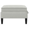 Pouf avec Rangement Gris clair Velours 618916618916