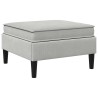 Pouf avec Rangement Gris clair Velours 618916618916