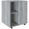 Armoire roulante Sonoma gris 60x53x72 cm Bois d'ingénierie 618925618925