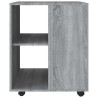 Armoire roulante Sonoma gris 60x53x72 cm Bois d'ingénierie 618925618925