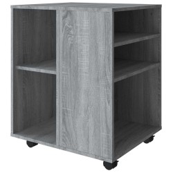 Armoire roulante Sonoma gris 60x53x72 cm Bois d'ingénierie 618925618925
