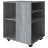 Armoire roulante Sonoma gris 60x53x72 cm Bois d'ingénierie 618925618925