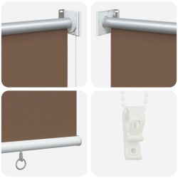 Store roulant extérieur protection UV Taupe 65 x 140 cm (L x H) 618927618927
