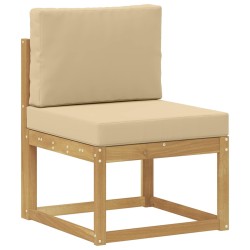 Ensemble de canapés d'extérieur 5 pcs Blanc et Beige 618928618928