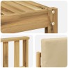 Ensemble de canapés d'extérieur 5 pcs Blanc et Beige 618928618928