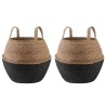 Pot de plante avec poignées 2 pcs Noir Ø 32 x 32 cm 618929618929