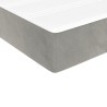 Matelas de lit à ressorts ensachés fermeté moyenne Gris clair 140x190x20 cm 618931618931
