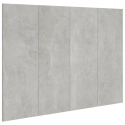 Tête de lit Gris béton 120x1,5x80 cm Bois d'ingénierie 618932618932