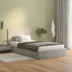 Tête de lit Gris béton 120x1,5x80 cm Bois d'ingénierie 618932618932