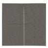 Mur de tente de fête 2 pcs Anthracite 200 x 195 cm PE et acier 618938618938