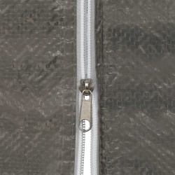 Mur de tente de fête 2 pcs Anthracite 200 x 195 cm PE et acier 618938618938
