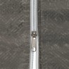 Mur de tente de fête 2 pcs Anthracite 200 x 195 cm PE et acier 618938618938