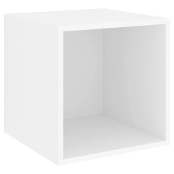 Ensemble de meuble TV 5 pcs Blanc Bois d'ingénierie 618940618940