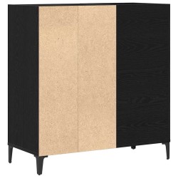 Meuble à vinyles Chêne noir 84,5 x 38 x 89 cm Bois d'ingénierie 618943618943