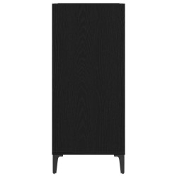 Meuble à vinyles Chêne noir 84,5 x 38 x 89 cm Bois d'ingénierie 618943618943