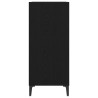 Meuble à vinyles Chêne noir 84,5 x 38 x 89 cm Bois d'ingénierie 618943618943