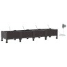 Porte-plante de jardin avec irrigation et roues 4 pc Marron PP 618944618944