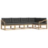 Ensemble de canapés d'extérieur 4 pcs Blanc et anthracite 618946618946