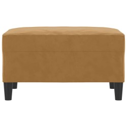 Repose-pied Marron 70x55x41 cm Velours 618947618947