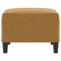 Repose-pied Marron 70x55x41 cm Velours 618947618947