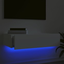 Meuble TV avec éclairage LED blanc 60x35x15,5 cm 618955618955
