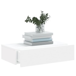 Meuble TV avec éclairage LED blanc 60x35x15,5 cm 618955618955