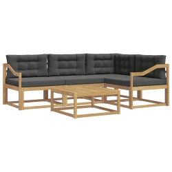 Ensemble de canapés d'extérieur 5 pcs Blanc et anthracite 618960618960