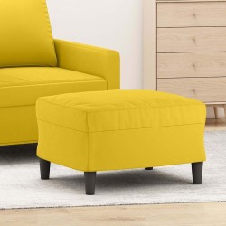 Repose-pied Jaune 60x50x41 cm Velours 618964618964