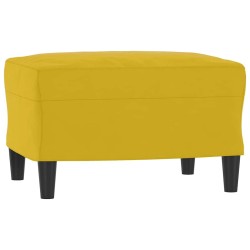 Repose-pied Jaune 60x50x41 cm Velours 618964618964