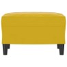 Repose-pied Jaune 60x50x41 cm Velours 618964618964