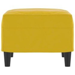 Repose-pied Jaune 60x50x41 cm Velours 618964618964