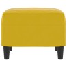 Repose-pied Jaune 60x50x41 cm Velours 618964618964