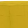 Repose-pied Jaune 60x50x41 cm Velours 618964618964