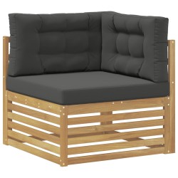 Ensemble de canapés d'extérieur 4 pcs Blanc et anthracite 618965618965