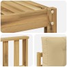 Ensemble de canapés d'extérieur 4 pcs Blanc et Beige 618971618971