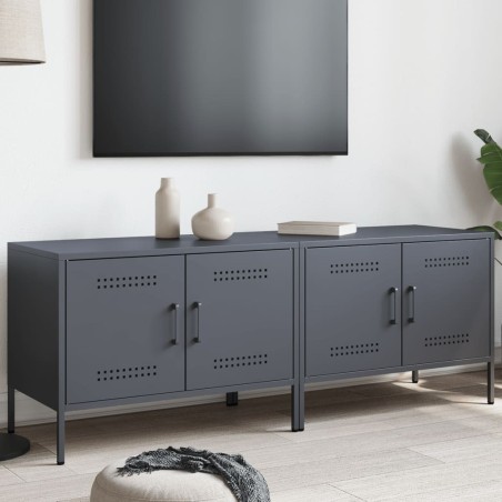Meubles TV 2 pcs anthracite 68x39x50,5 cm acier 618977618977