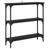 Table console Chêne noir 75 x 22,5 x 75 cm Bois d'ingénierie 618980618980
