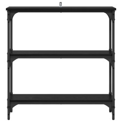 Table console Chêne noir 75 x 22,5 x 75 cm Bois d'ingénierie 618980618980