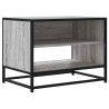 Meuble TV sonoma gris 61x40x46 cm bois d'ingénierie et métal 618994618994