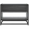 Meuble TV sonoma gris 61x40x46 cm bois d'ingénierie et métal 618994618994
