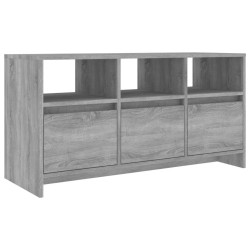 Meuble TV Sonoma gris 102x37,5x52,5 cm Bois d'ingénierie 618996618996