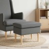 Pouf Gris foncé 55 x 35 x 41 cm Tissu 618997618997