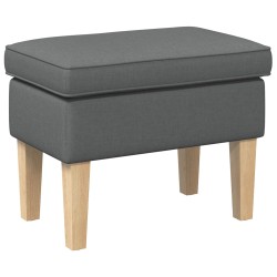 Pouf Gris foncé 55 x 35 x 41 cm Tissu 618997618997