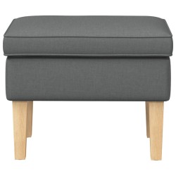 Pouf Gris foncé 55 x 35 x 41 cm Tissu 618997618997