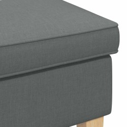 Pouf Gris foncé 55 x 35 x 41 cm Tissu 618997618997