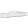 Paniers à gabions arqués 8 pcs 300x50x40/60 cm fer galvanisé 619002619002