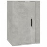 Meubles TV muraux 2 pcs Gris béton 40x34,5x60 cm 619004619004