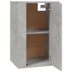 Meubles TV muraux 2 pcs Gris béton 40x34,5x60 cm 619004619004