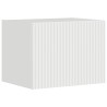 Ensemble de meuble TV mural Montage mural 4 pcs Blanc brillant 619005619005